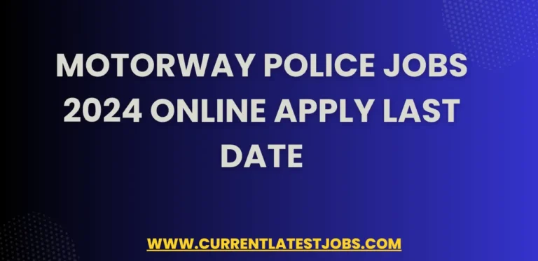 Motorway Police Jobs 2024 Online Apply Last Date