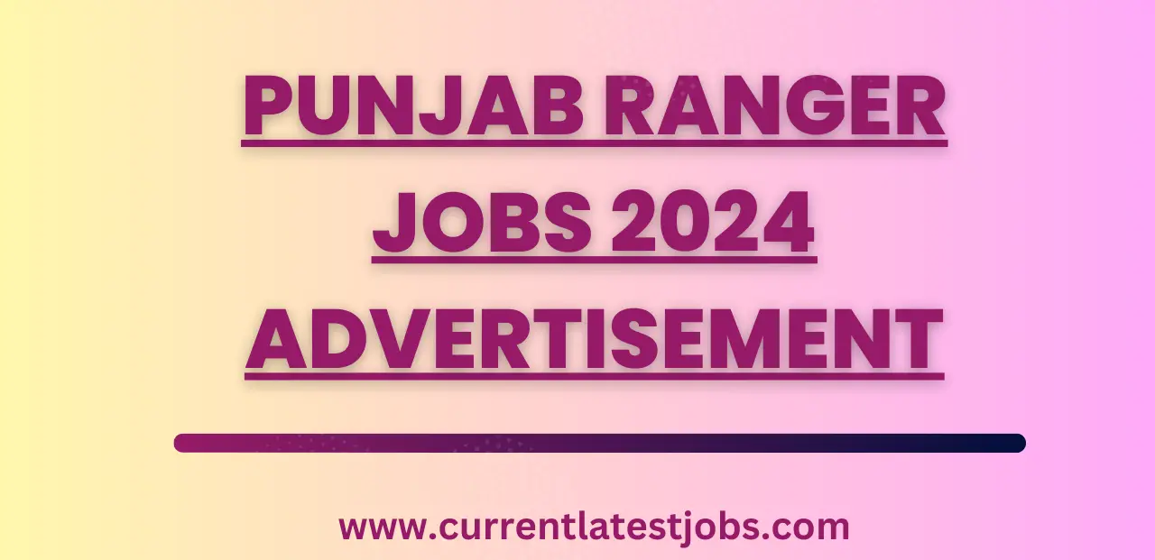 Punjab Ranger Jobs 2024 Advertisement